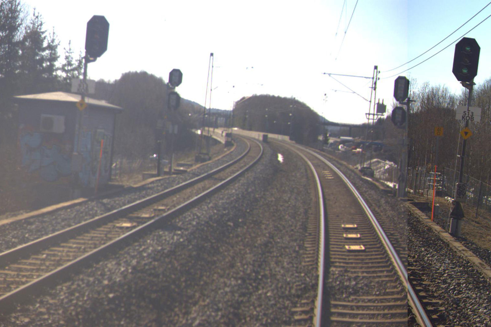 Tracks at Kobbervik station