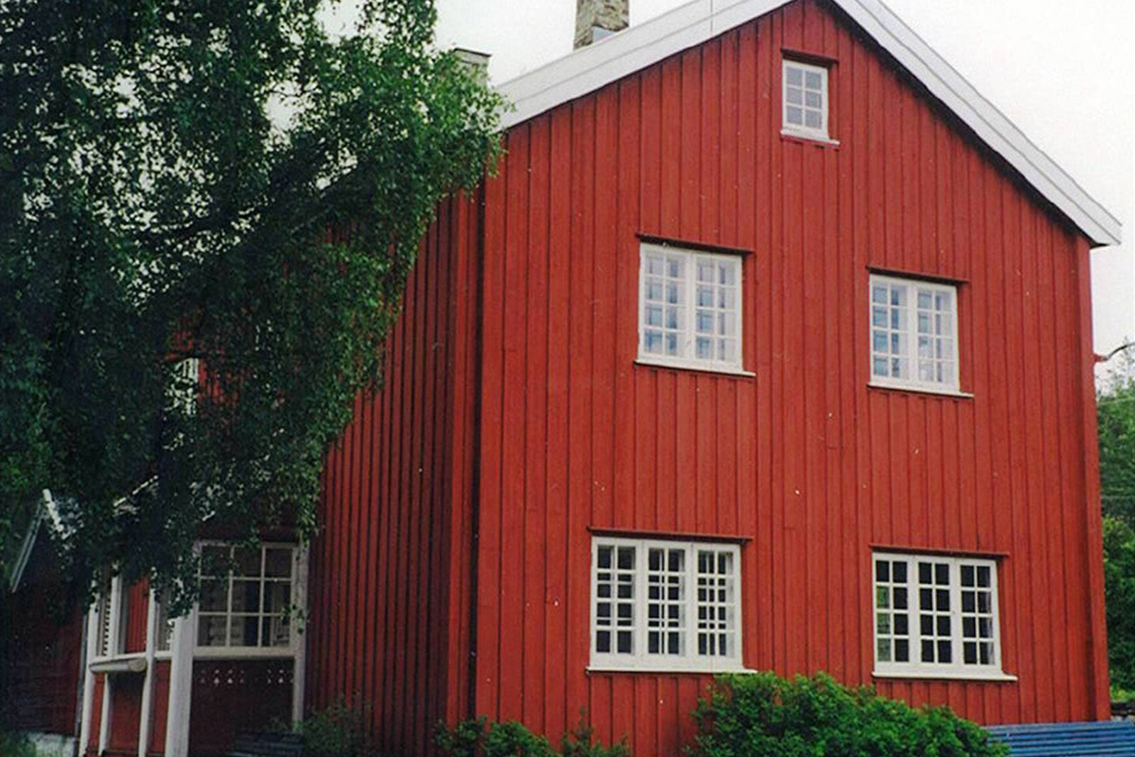 The station building at Øysteinstul station